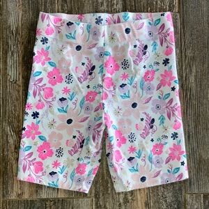 Girls Pretty Floral Shorts